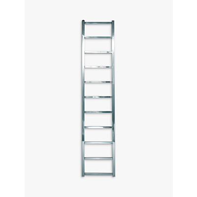 John Lewis & Partners Peel 1650 Central Heated Towel Rail and Valves, from the Wall