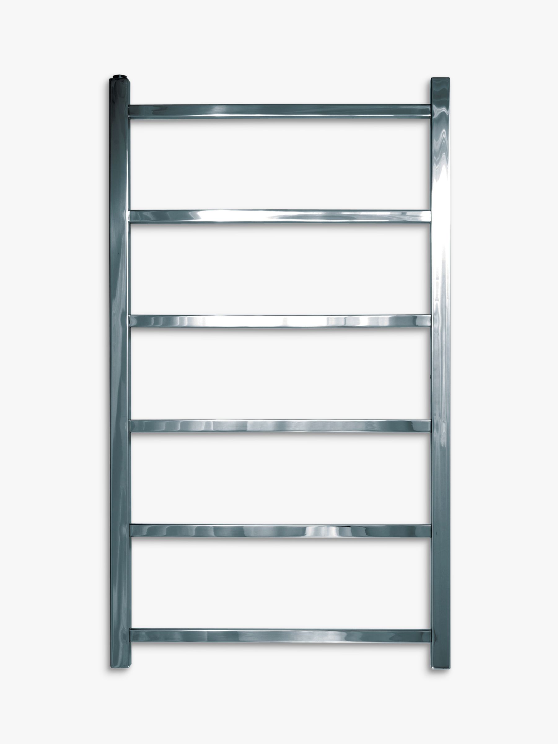 John Lewis & Partners Peel 900 Central Heated Towel Rail and Valves, from the Floor