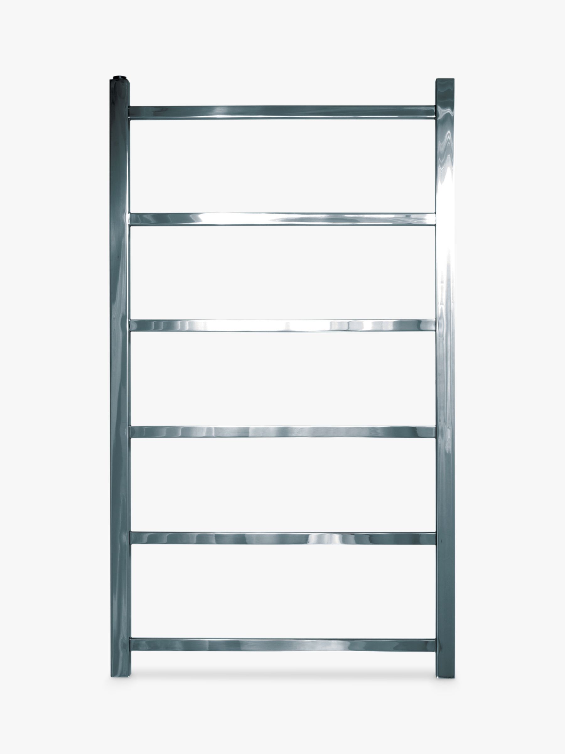 John Lewis & Partners Peel 900 Dual Fuel Heated Towel Rail and Valves, from the Wall