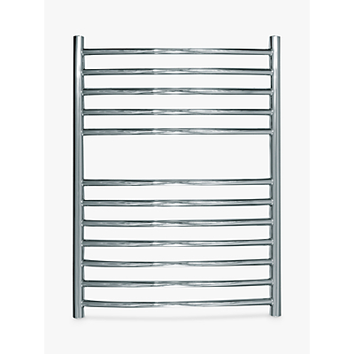 John Lewis & Partners Sandsend Central Heated Towel Rail and Valves, from the Floor