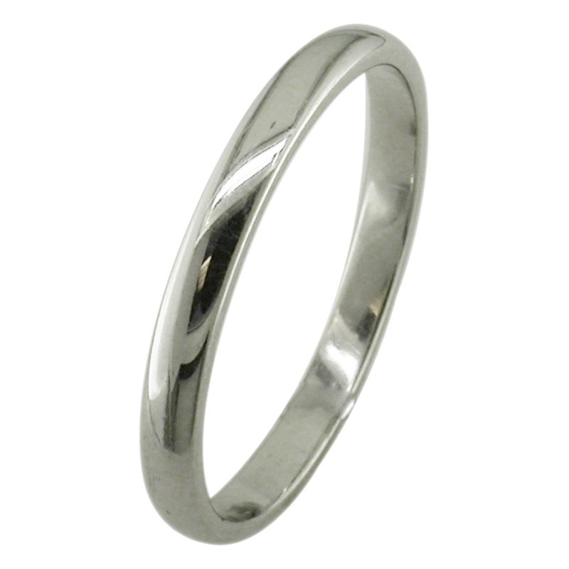 Ewa 18ct White Gold 2 5mm Court Wedding Ring At John Lewis Partners