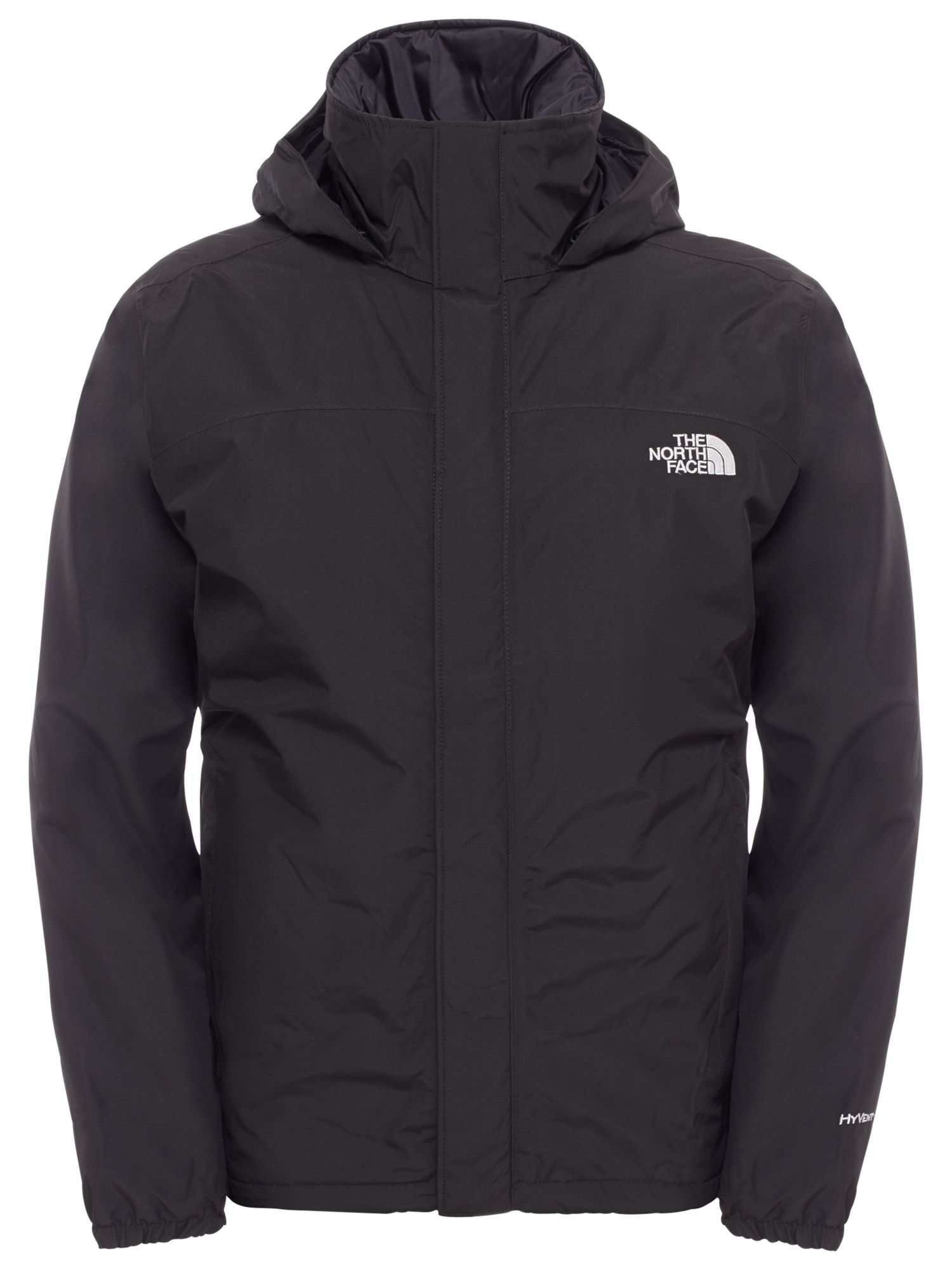 The North Face Resolve Insulated Waterproof Men's Jacket, Black at John ...