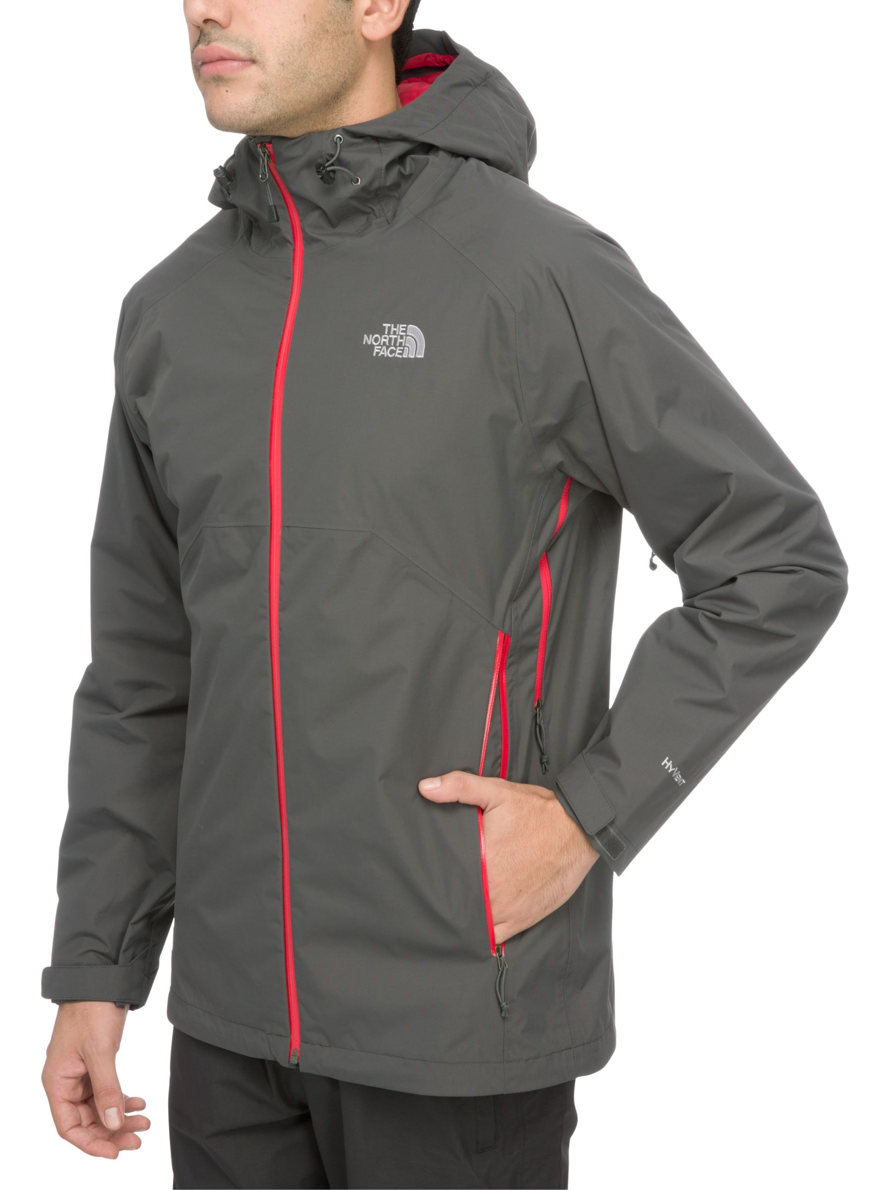 north face stratos jacket black