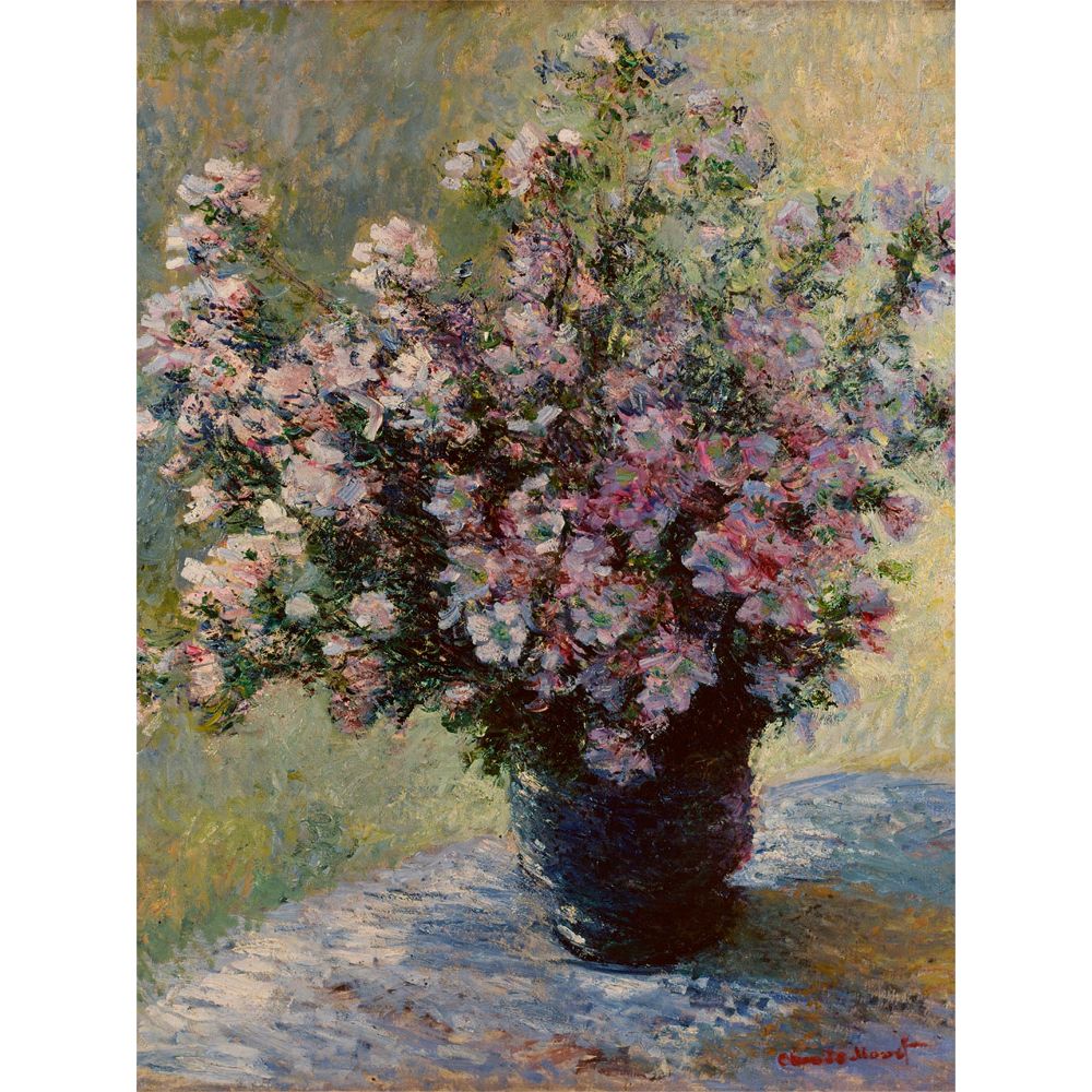 The Courtauld Gallery, Claude Monet - Vase of flowers 1881-2 Print