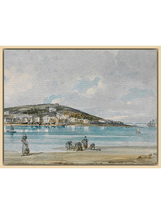 The Courtauld Gallery, Thomas Girtin - View of Appledore, North Devon, from Instow Sands 1798 Print