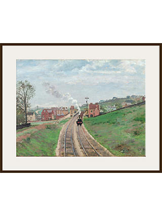 The Courtauld Gallery, Camille Pissarro - Lordship Lane Station, Dulwich, 1871 Print