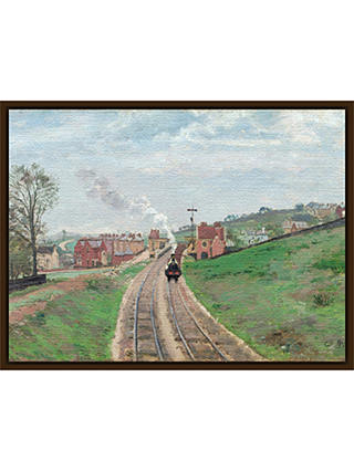 The Courtauld Gallery, Camille Pissarro - Lordship Lane Station, Dulwich, 1871 Print