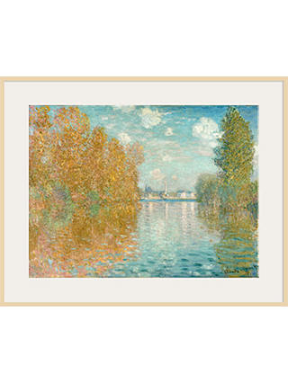 The Courtauld Gallery, Claude Monet - Autumn effect at Argenteuil 1873 Print