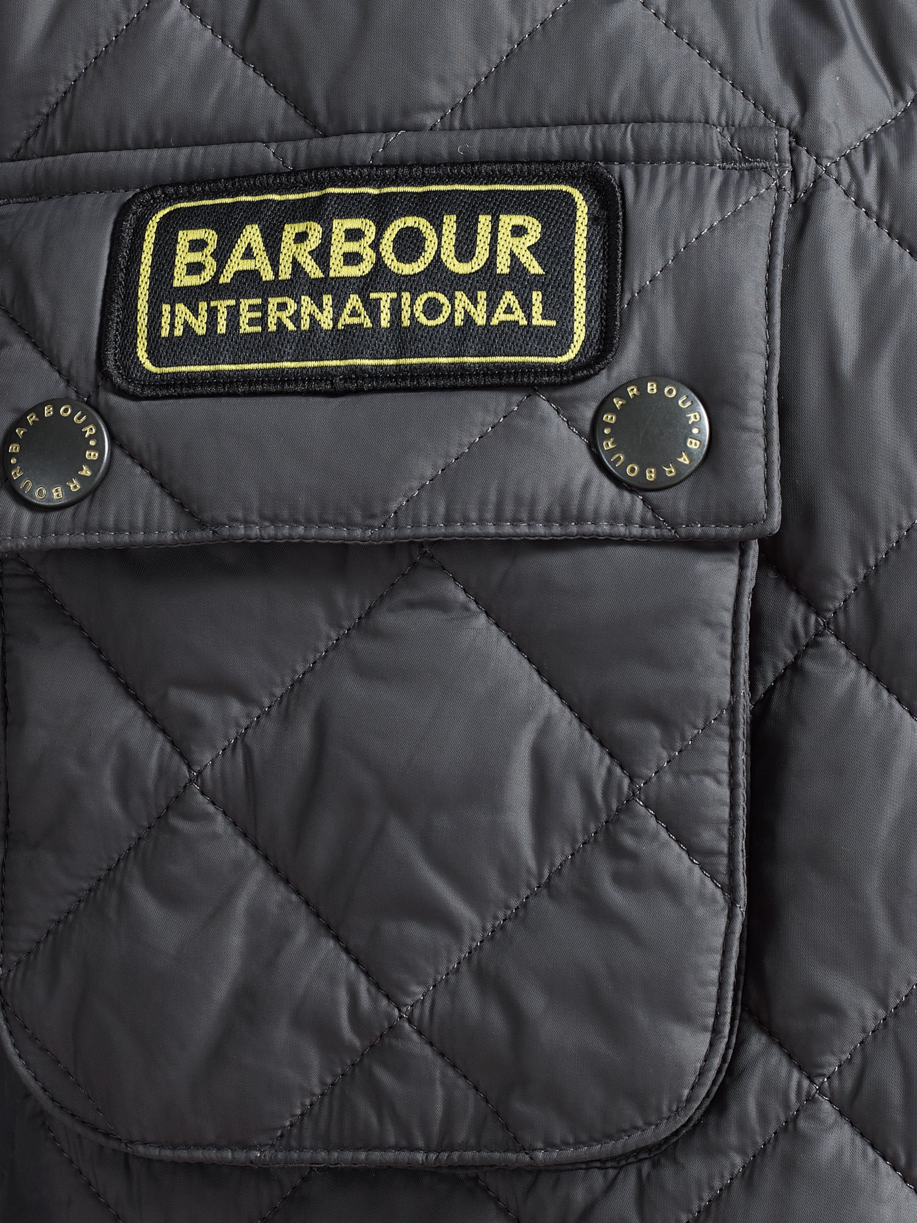 mens barbour international padded jacket