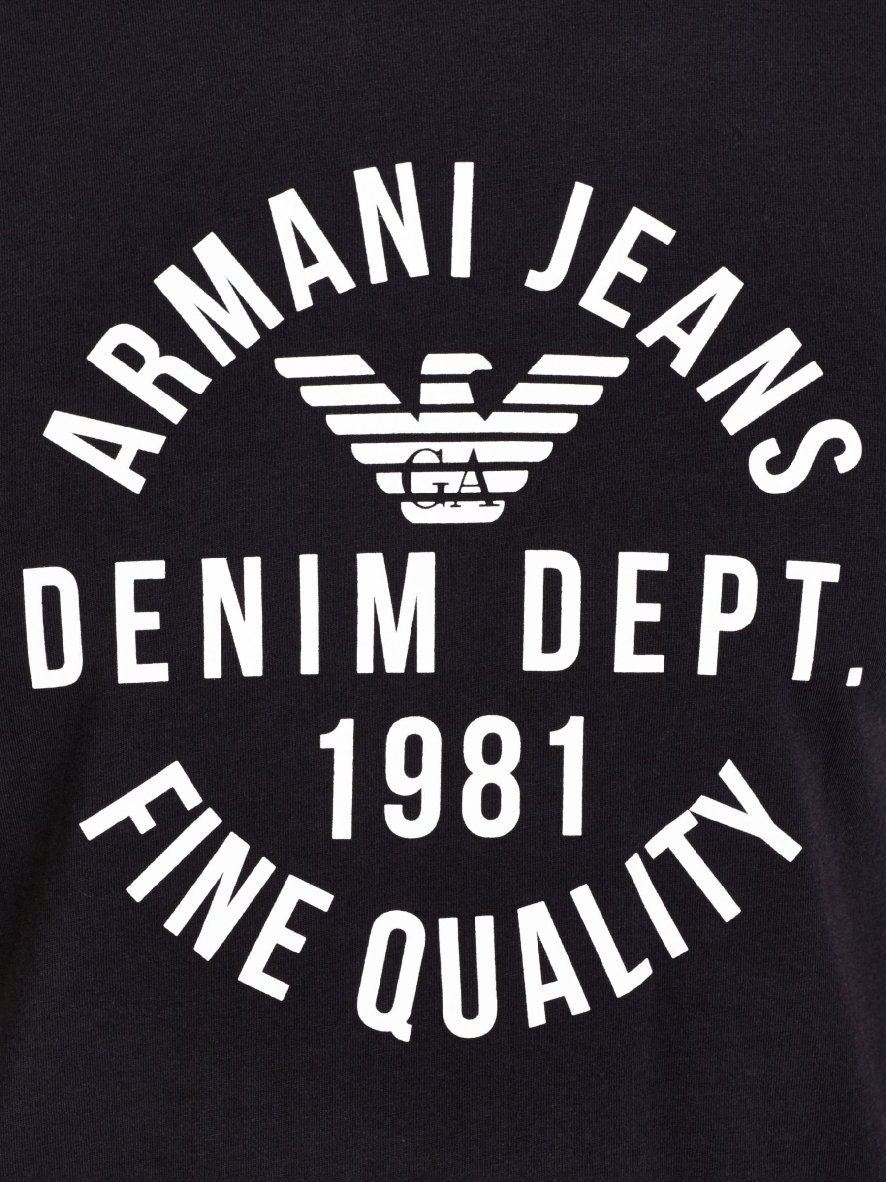 armani logo jeans