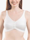 Front Fasten Bra, Popper, Black, 1010 Comfi Bra