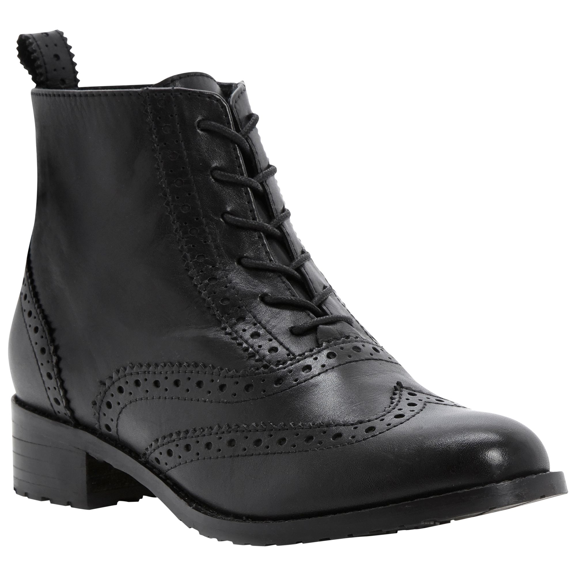 black lace up brogue boots womens