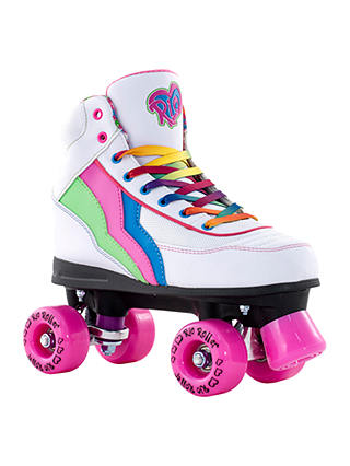 Rio Roller Skates, White/Pink