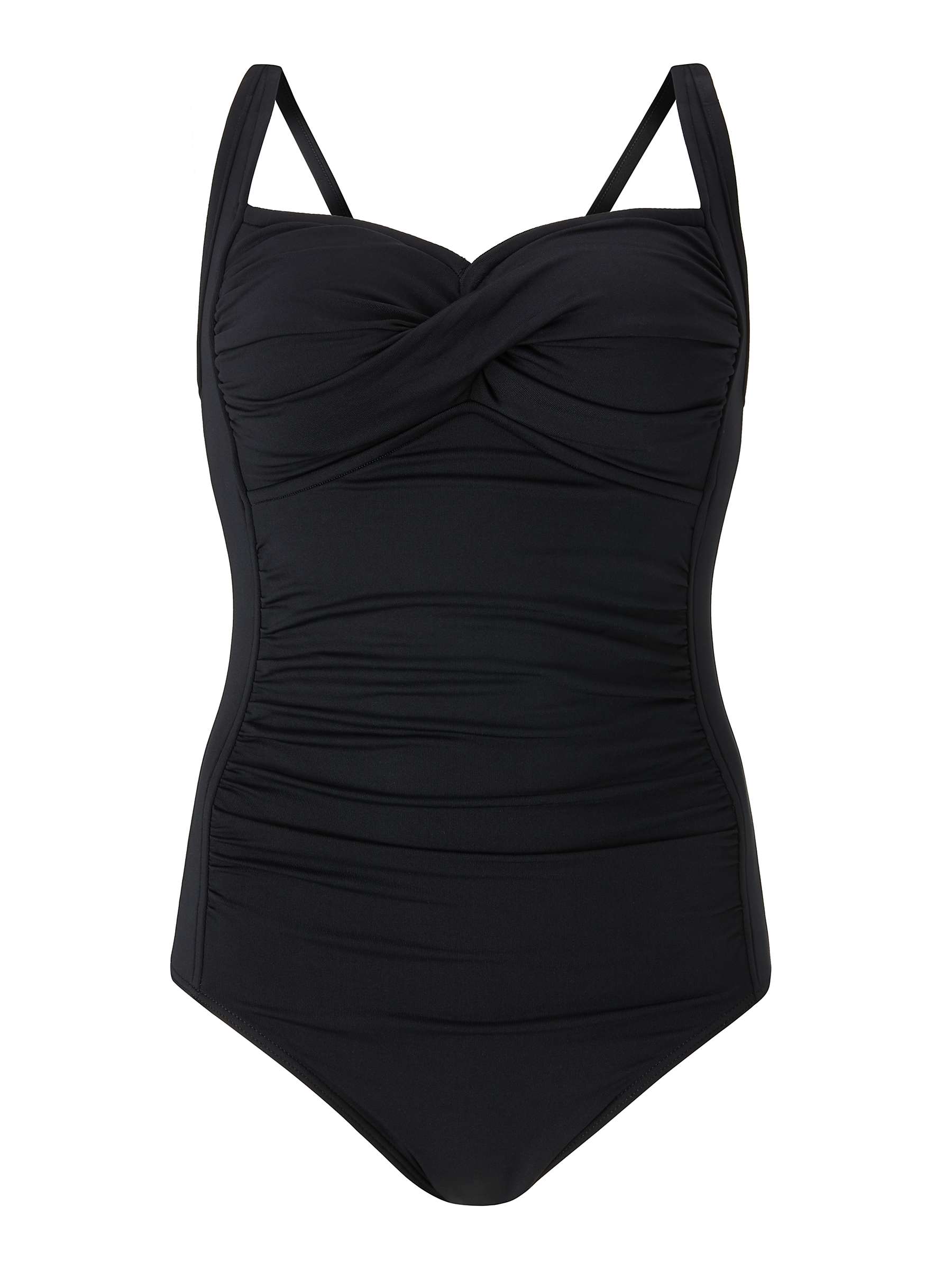 Seafolly Halterneck Swimsuit, Black at John Lewis & Partners