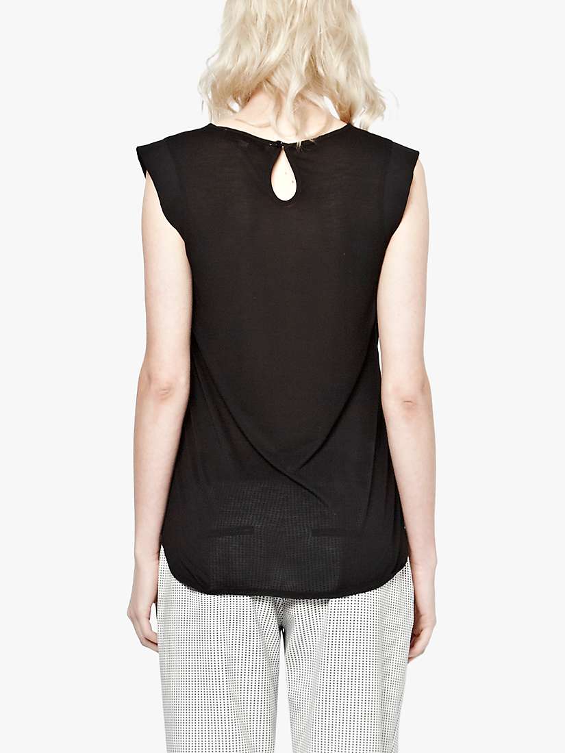 Buy French Connection Classic Polly Plains Capped Sleeve T-Shirt Online at johnlewis.com