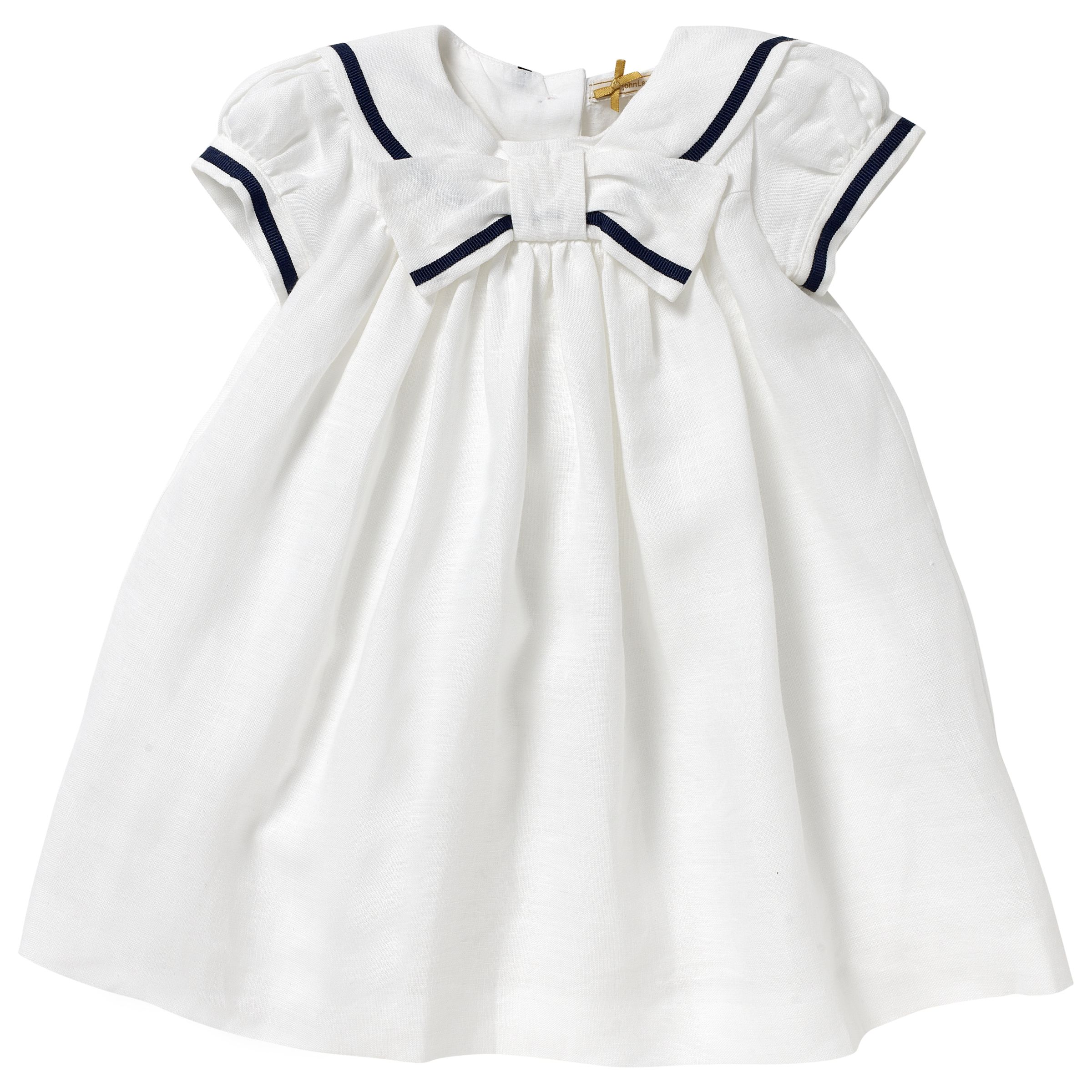 linen baby dress