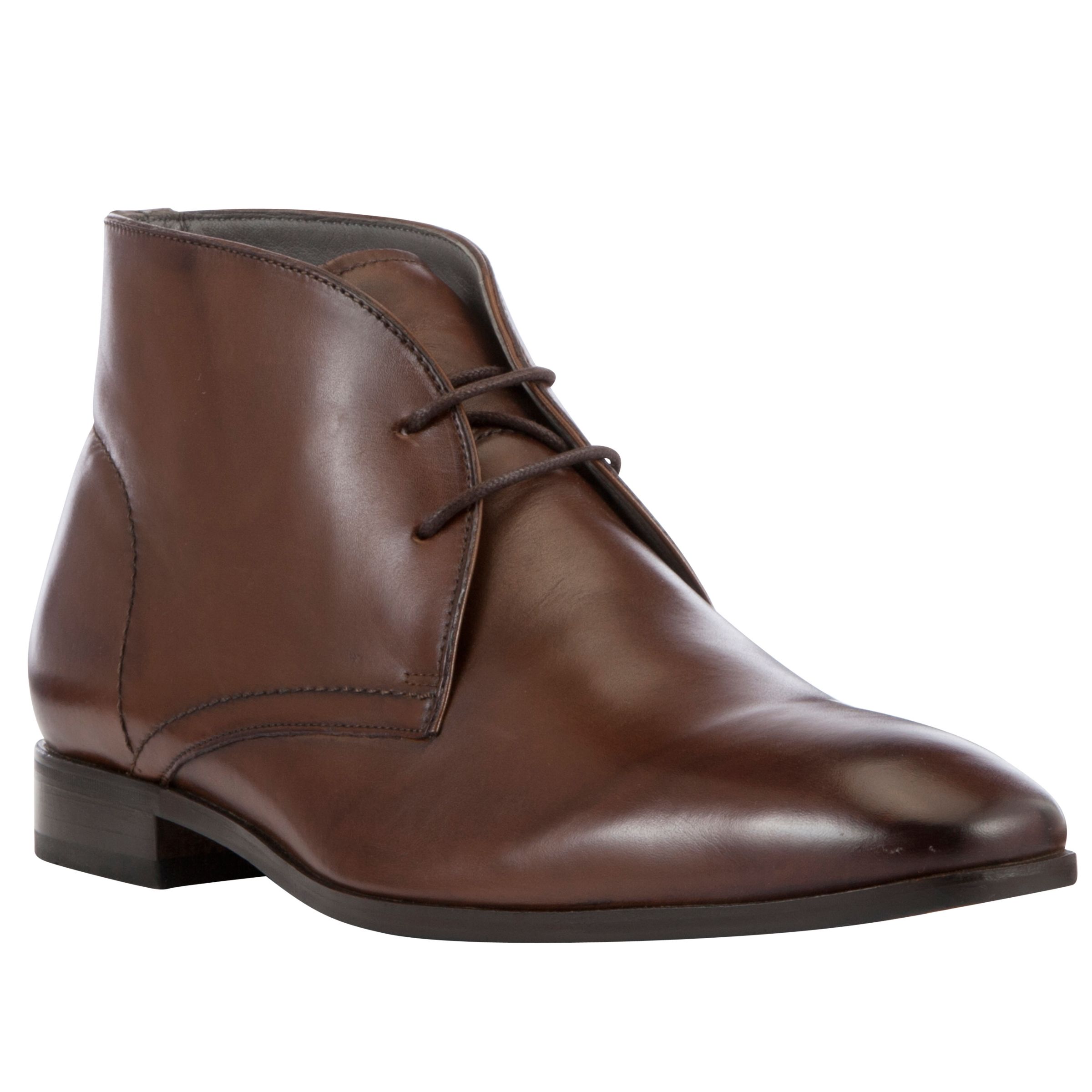 Buy Kin by John Lewis Hughie Leather Chukka Boots, Tan Online at ...
