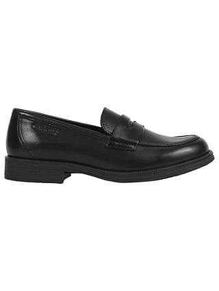 Geox Agata Leather Shoes, Black