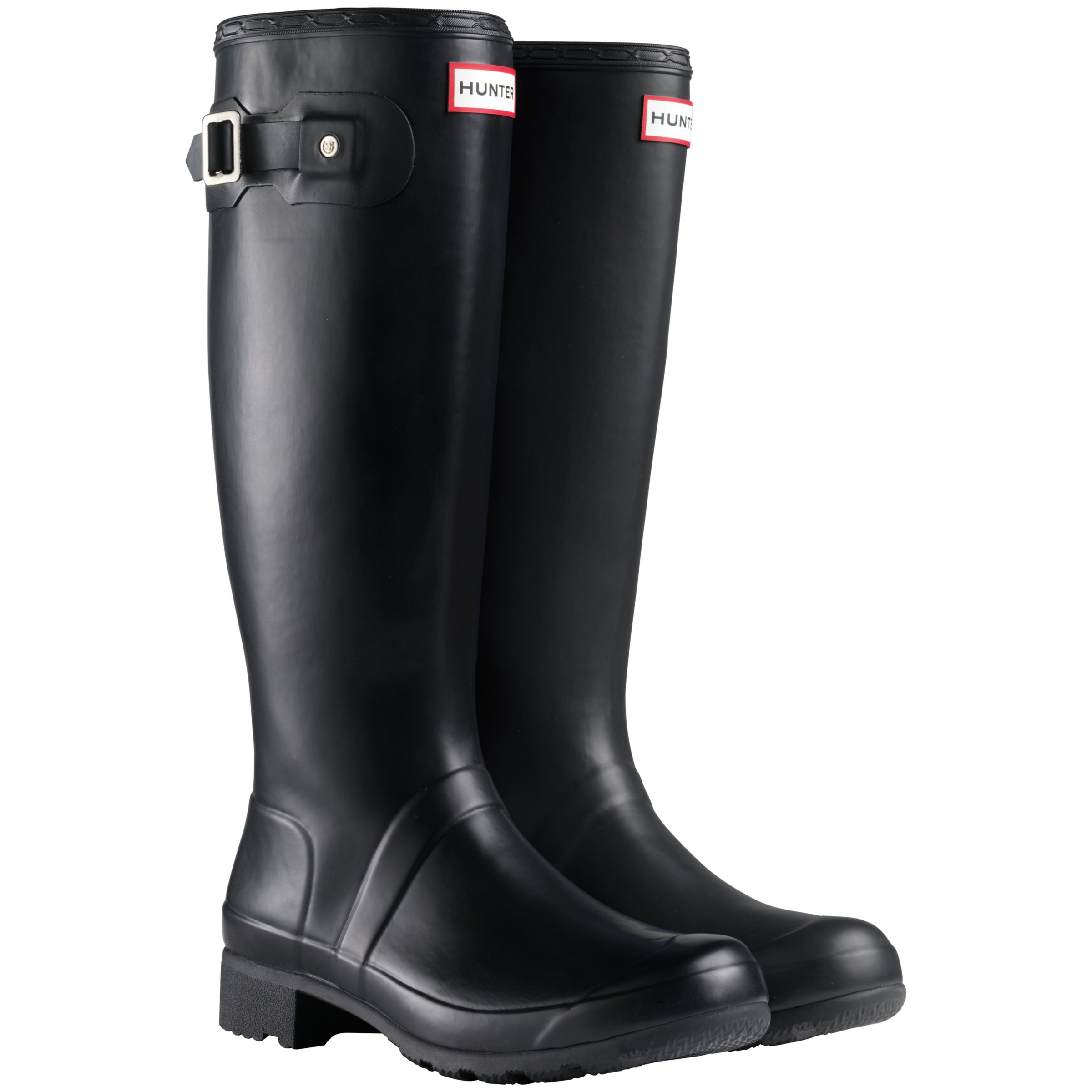 Hunter Women's Original Adjustable Knee High Wellington Boots | Black ...