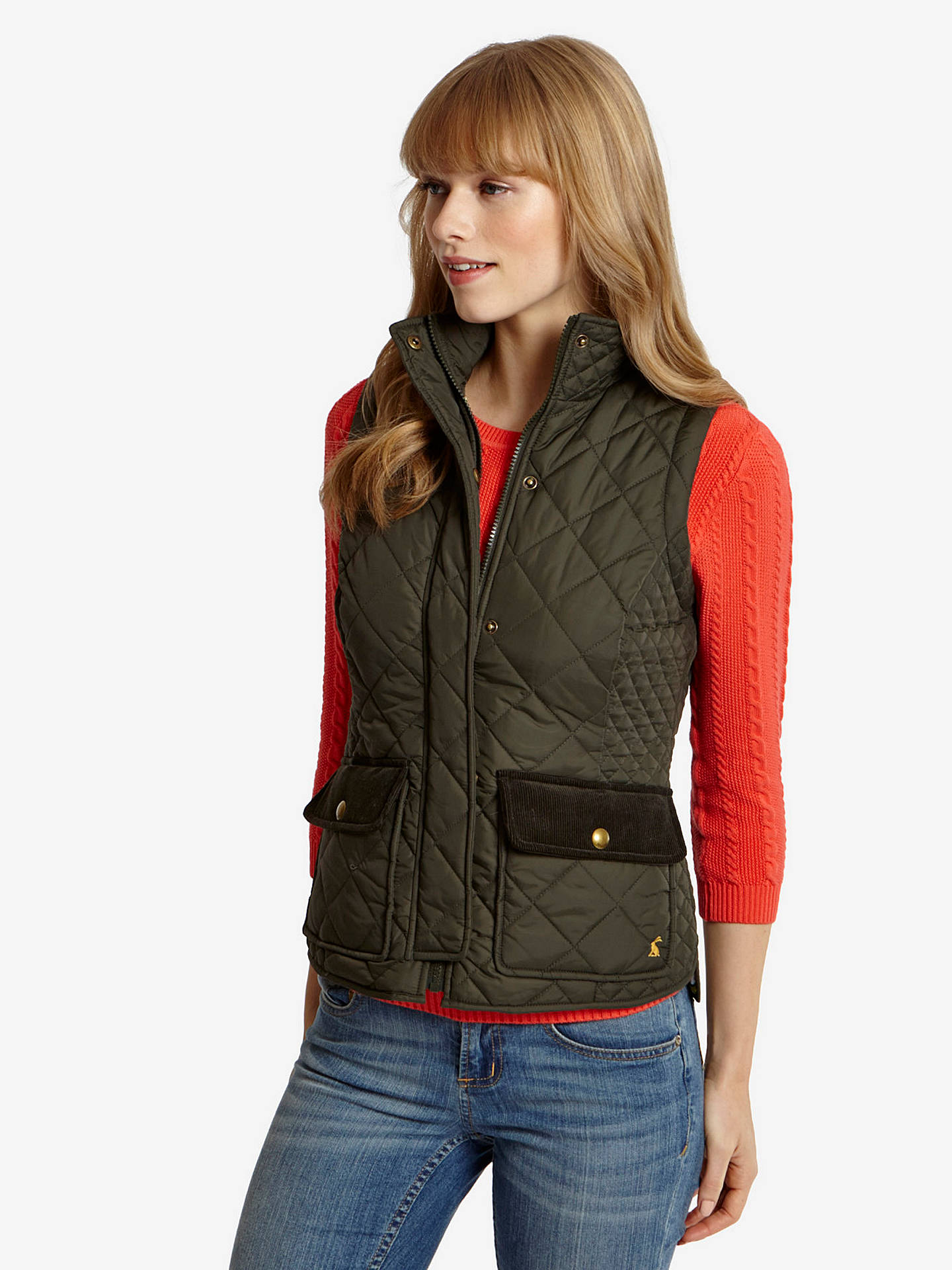 Joules Milham Quilted Gilet at John Lewis & Partners