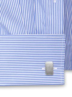 Thomas Pink Algernon Stripe Shirt, Navy/White, 14