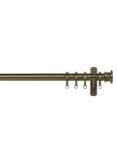 John Lewis & Partners Made to Measure Classic Straight Curtain Pole, Disc Finial