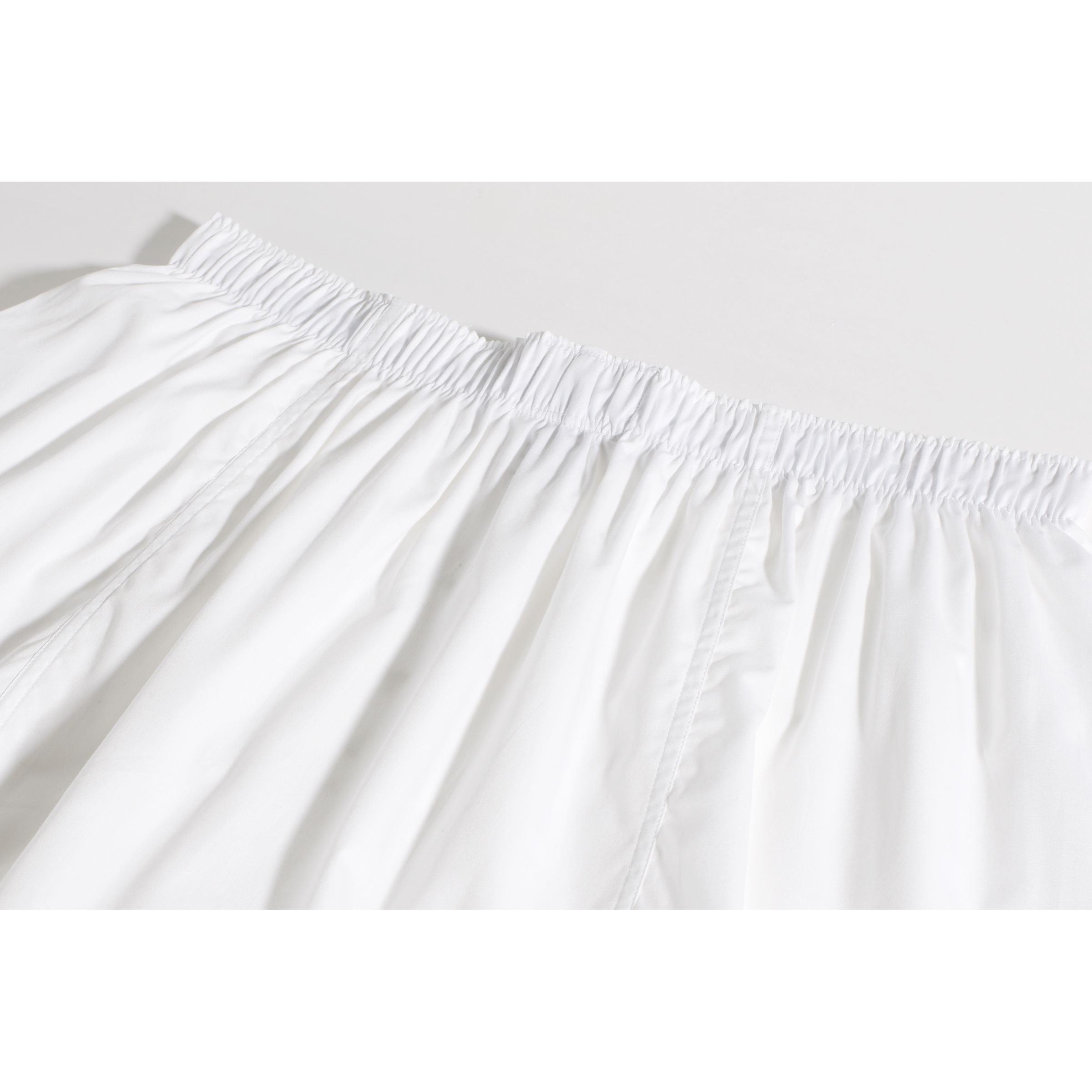Sunspel Classic Cotton Boxer Shorts, White at John Lewis & Partners