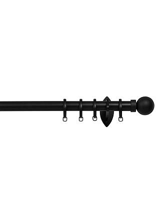John Lewis Made to Measure Contemporary Straight Curtain Pole, Ball Finial