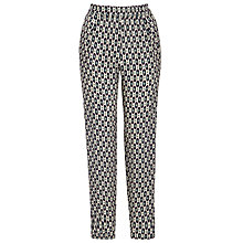Buy Weekend by MaxMara Silk Ikat Trousers, Beige Online at johnlewis.com