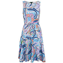 Buy Lauren by Ralph Lauren Lissie Dress, Blue Multi Online at johnlewis.com