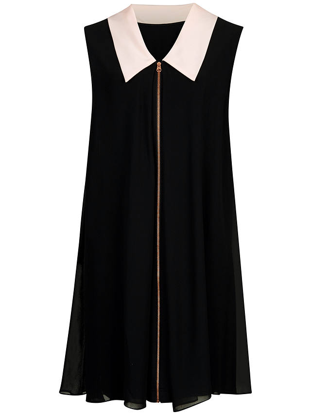 Ted Baker Belloh Collar Detailed Dress, Black at John Lewis & Partners