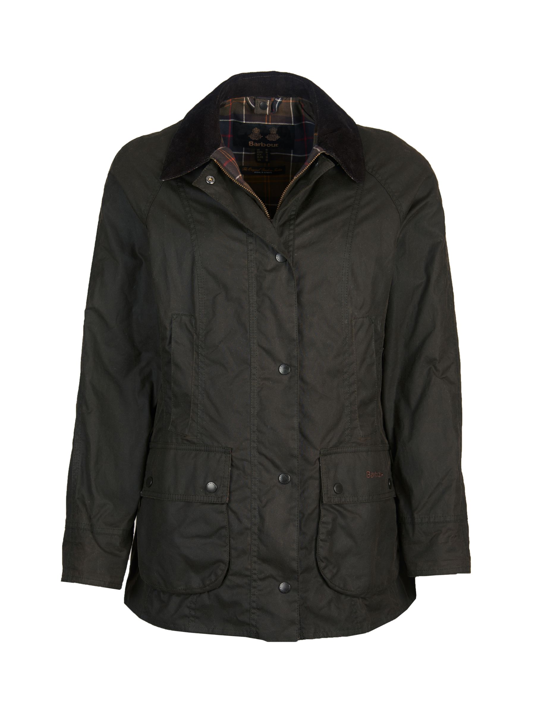 barbour classic beadnell wax jacket olive