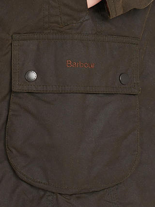 Barbour Classic Beadnell Waxed Jacket, Olive