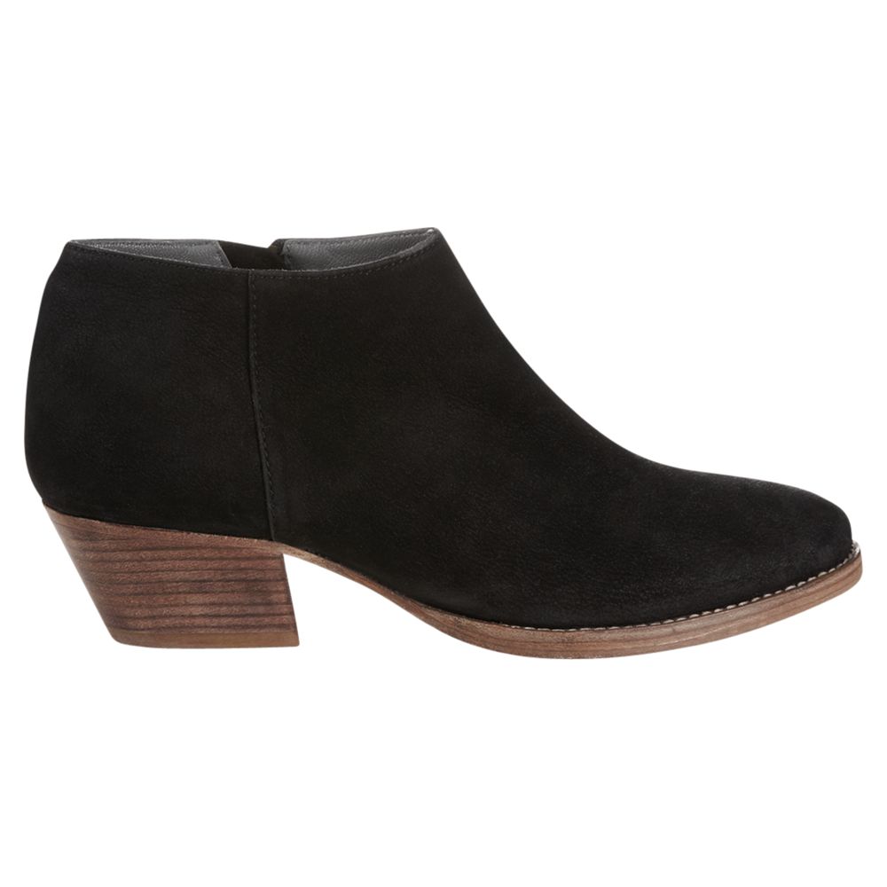 Jigsaw Slater Suede Ankle Boots, Black at John Lewis & Partners