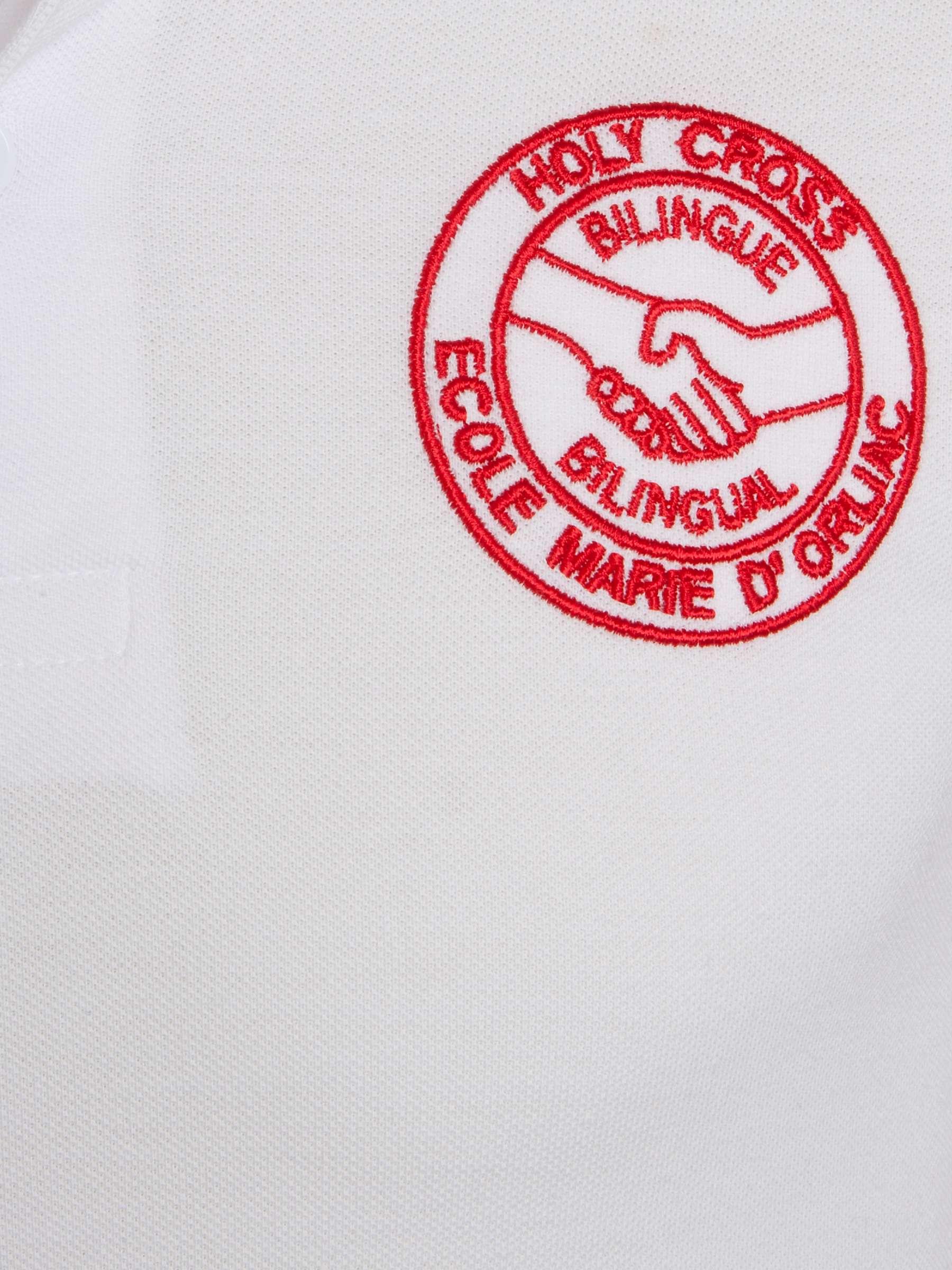Buy Bilingue/Bilingual Stream of L'Ecole Marie D'Orliac & Holy Cross School Long Sleeved Eco-Polo Shirt Online at johnlewis.com