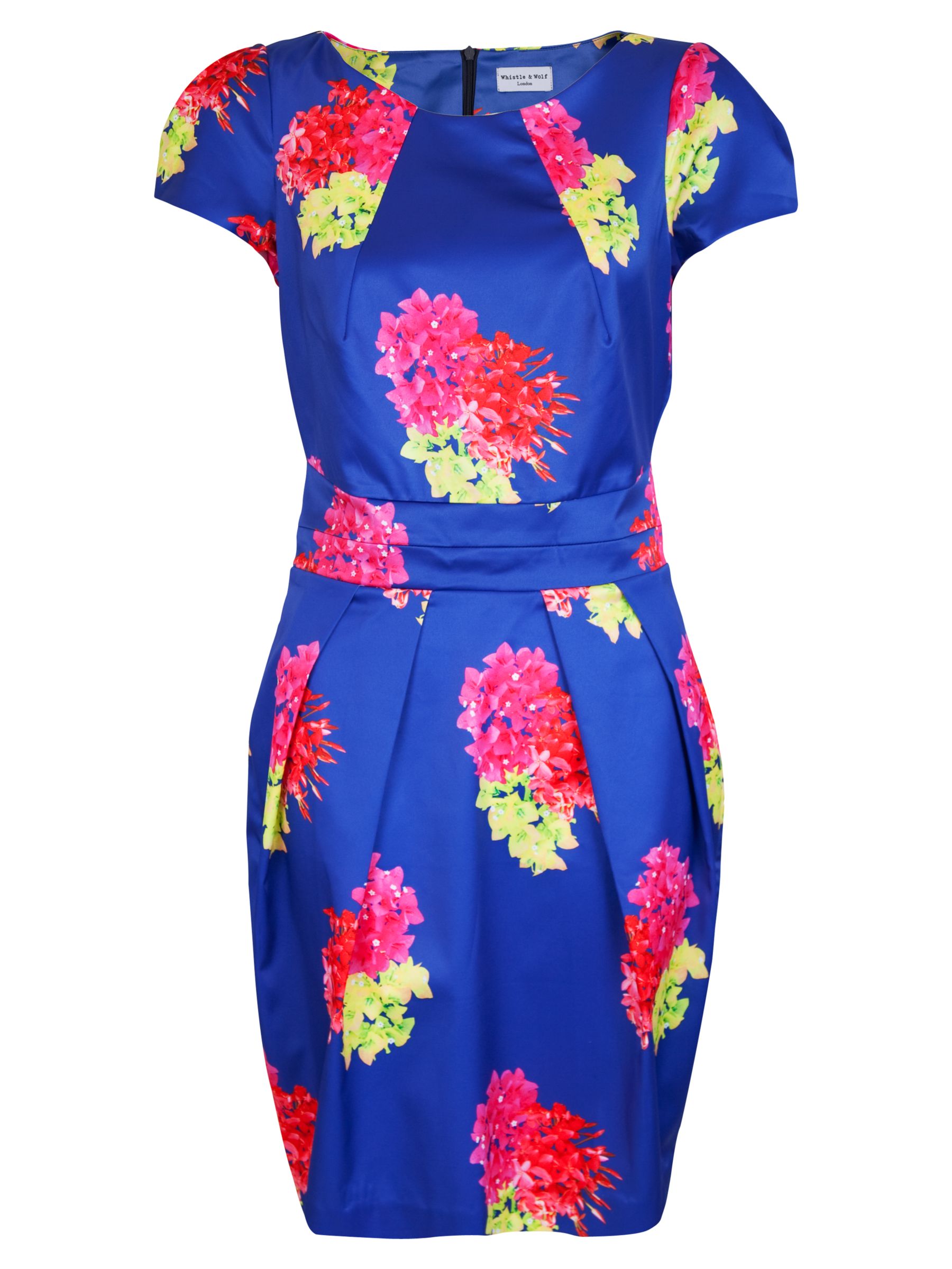 Wolf & Whistle Electric Floral Dress, Multi at John Lewis & Partners