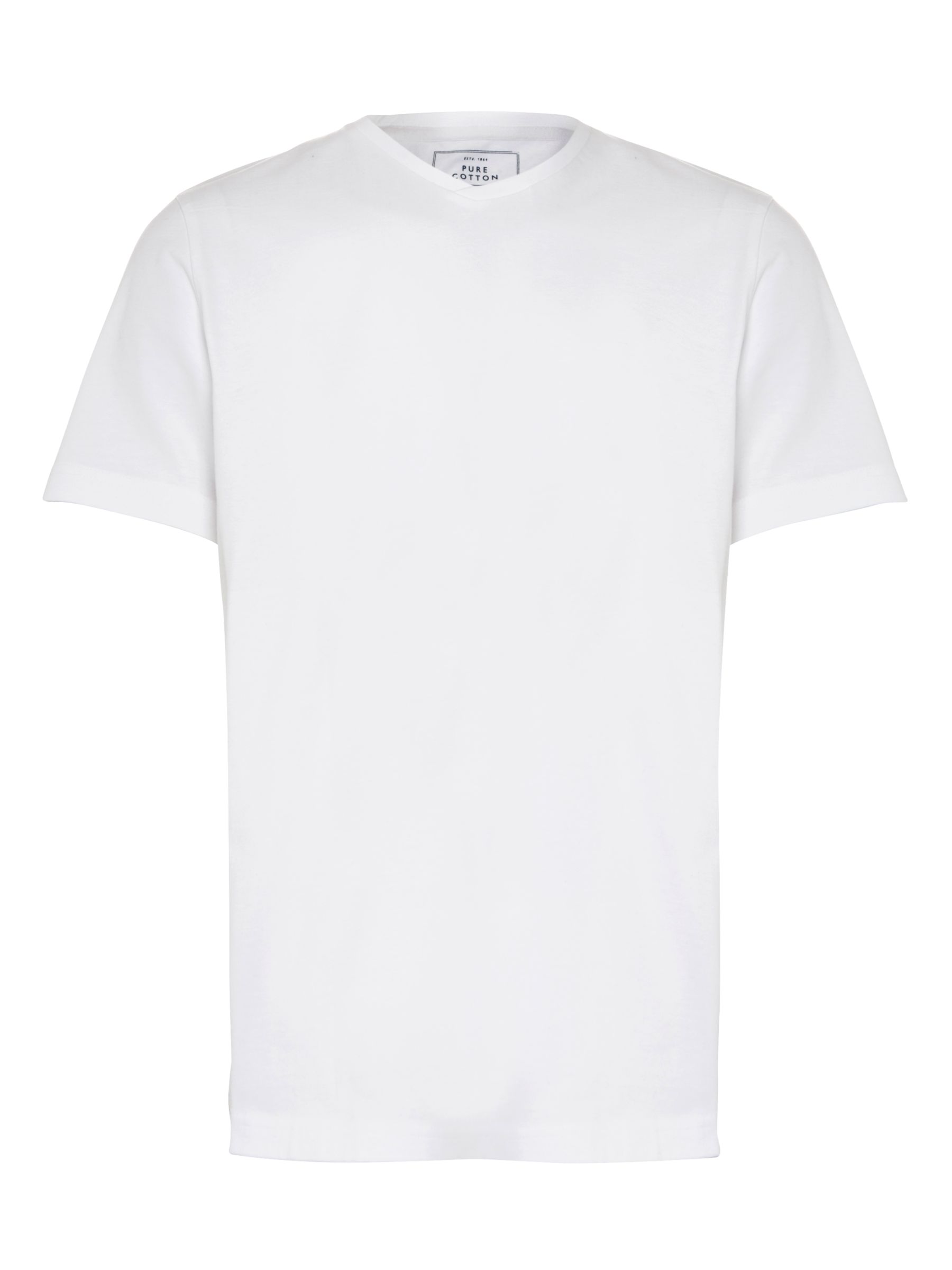 Buy John Lewis Jersey V-Neck Cotton T-Shirt | John Lewis