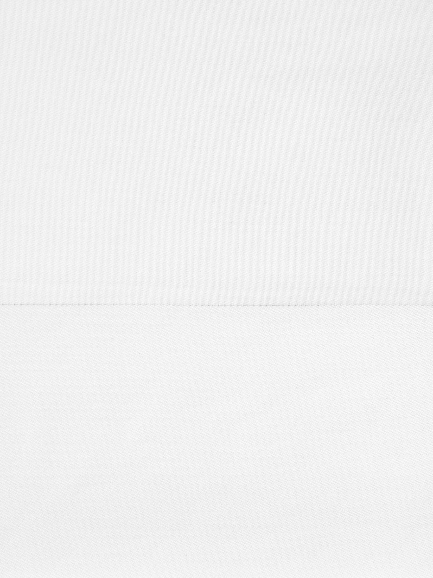 John Lewis Fine Tablecloth, White, 230 x 140cm