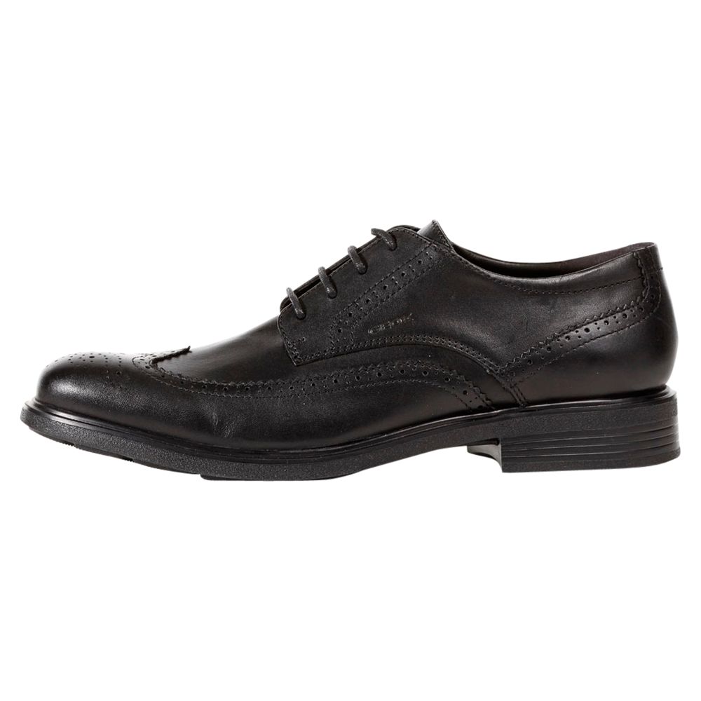 Geox Dublin Derby Shoes, Black at John Lewis & Partners
