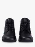 Kickers Kids' Leather Lace-Up Hi Boots, Black
