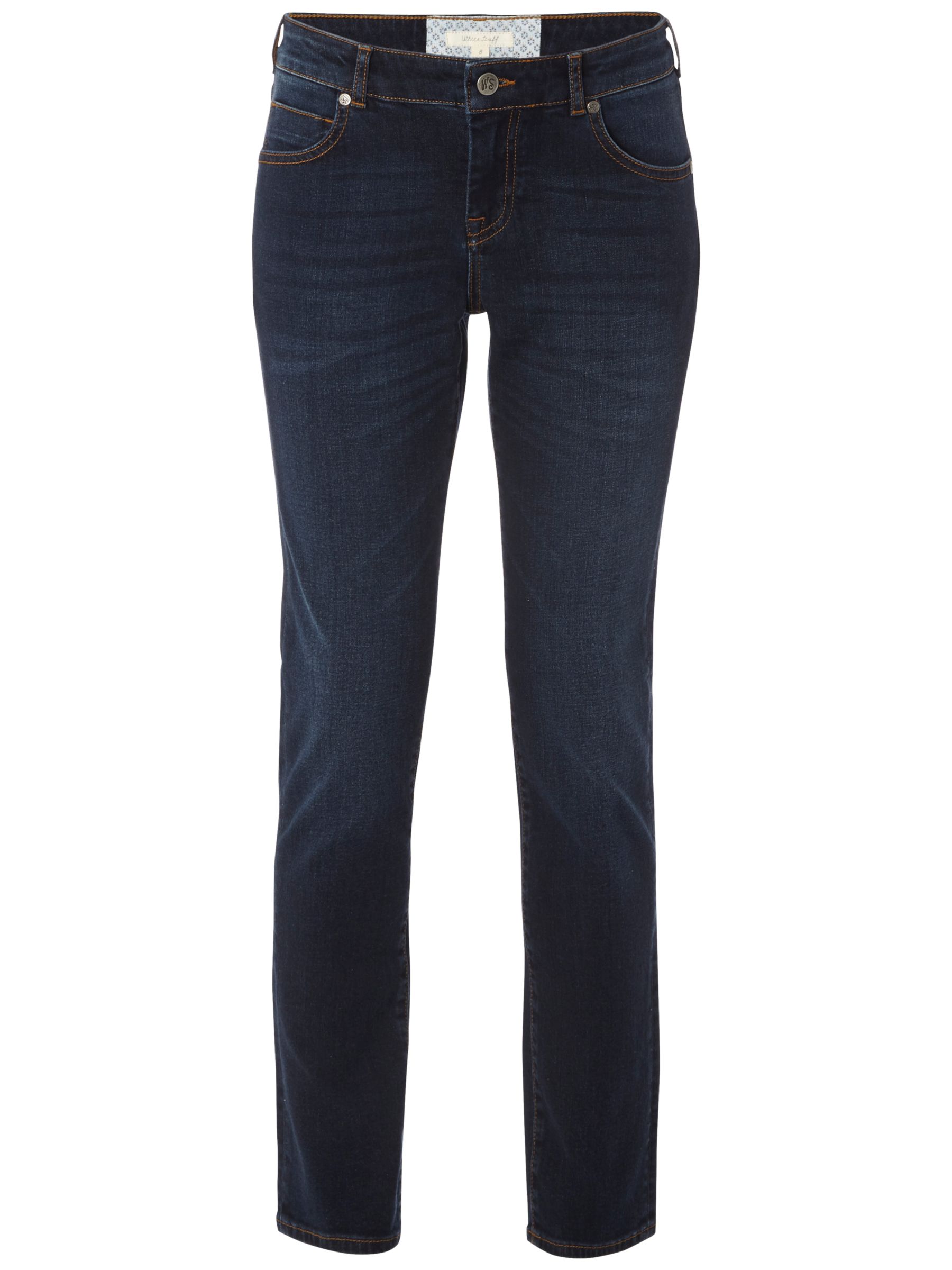 White Stuff Abigail Straight Leg Jeans, Authentic Dark