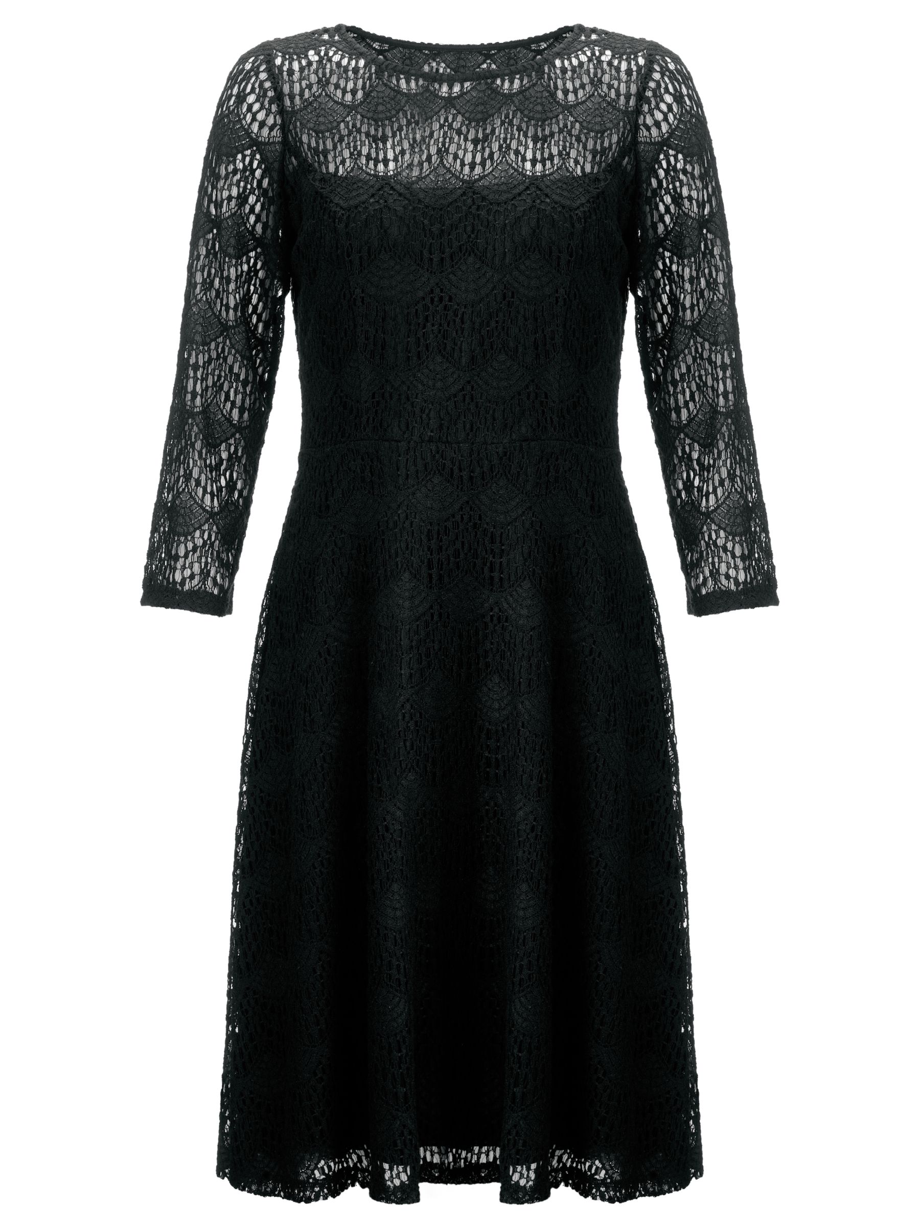 Somerset by Alice Temperley Deco Lace Dress, Black