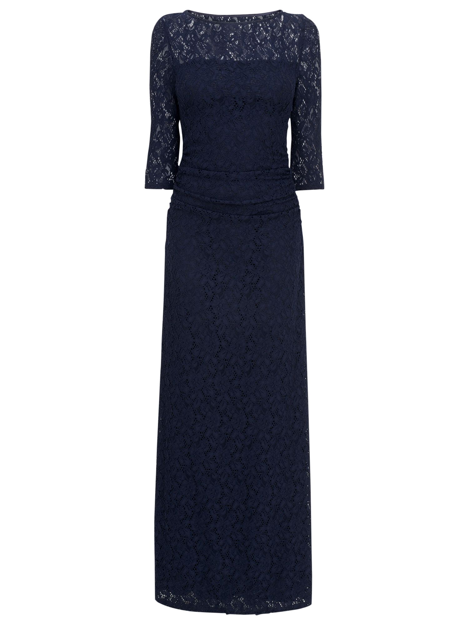Phase Eight Angelina Lace Dress, Navy at John Lewis & Partners