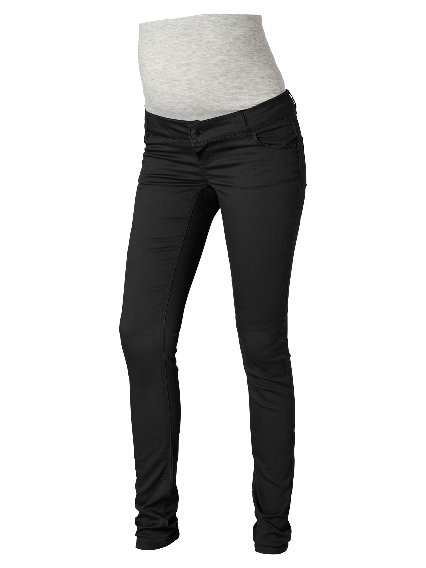 Mamalicious Noos Shelly Slim Fit Maternity Jeans, Black