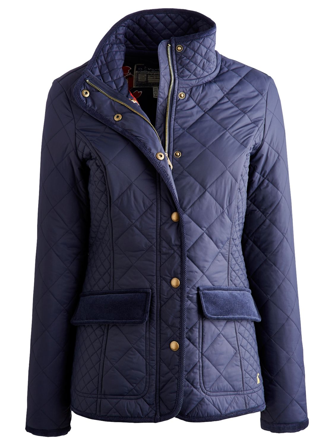 Joules Moredale Quilt Jacket, Marine Navy