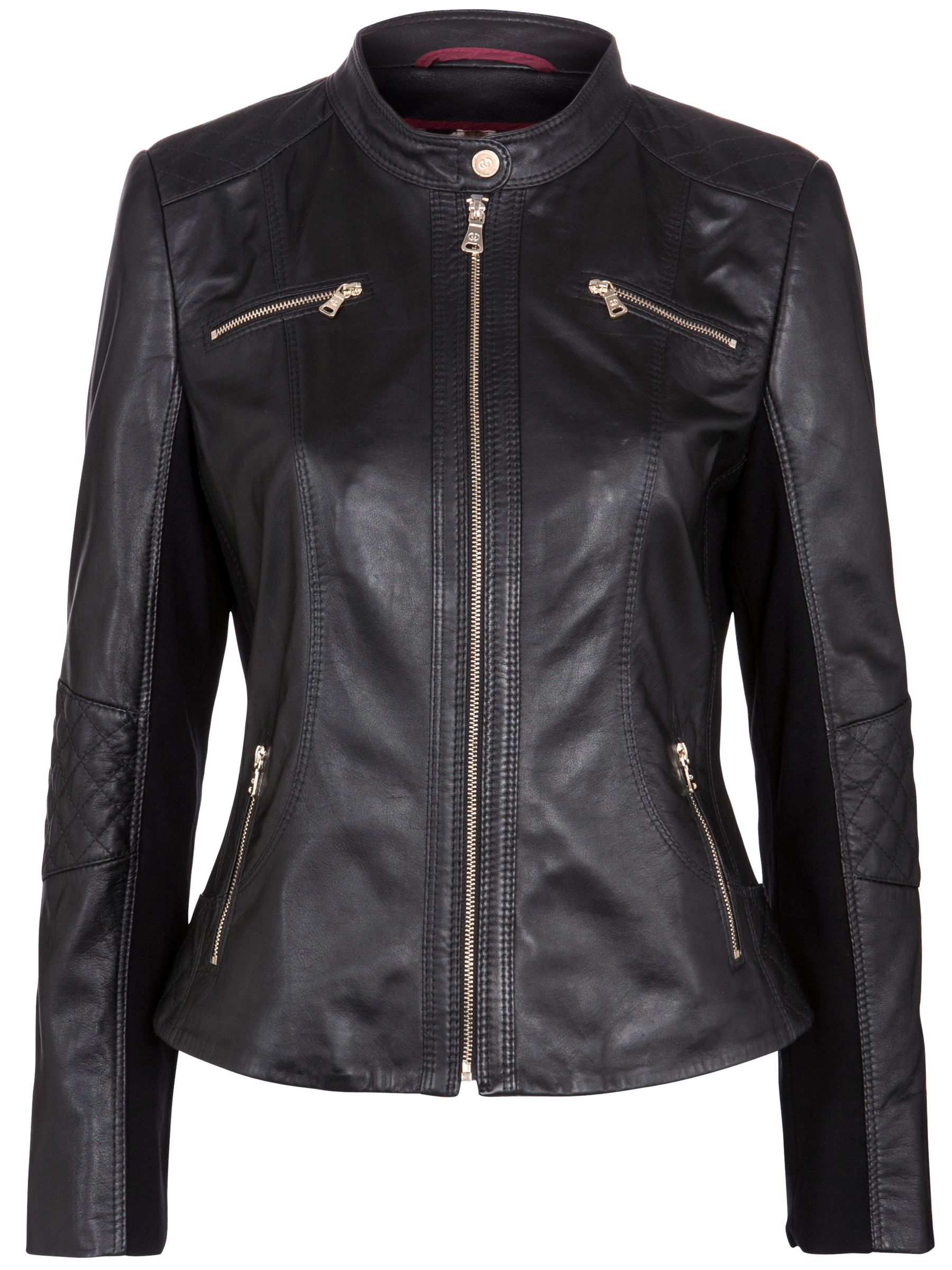 Gerry Weber Leather Jacket, Black