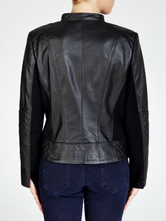 Gerry Weber Leather Jacket, Black