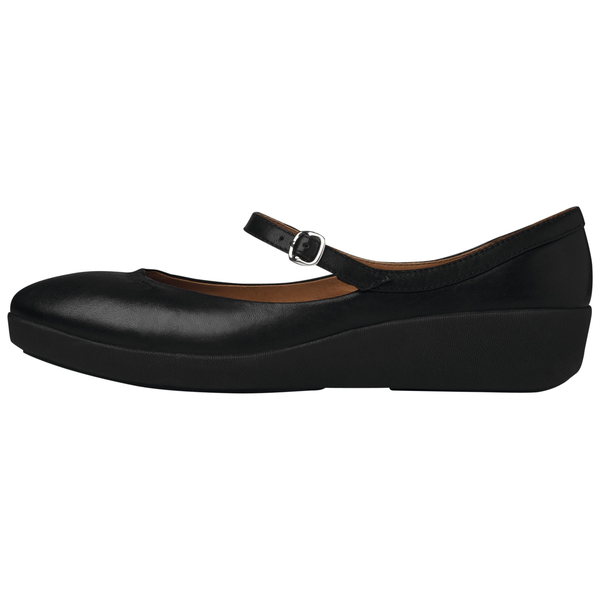 fitflop black leather shoes