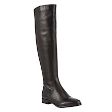 Buy COLLECTION by John Lewis Bailey Leather Knee High Boots, Black ...