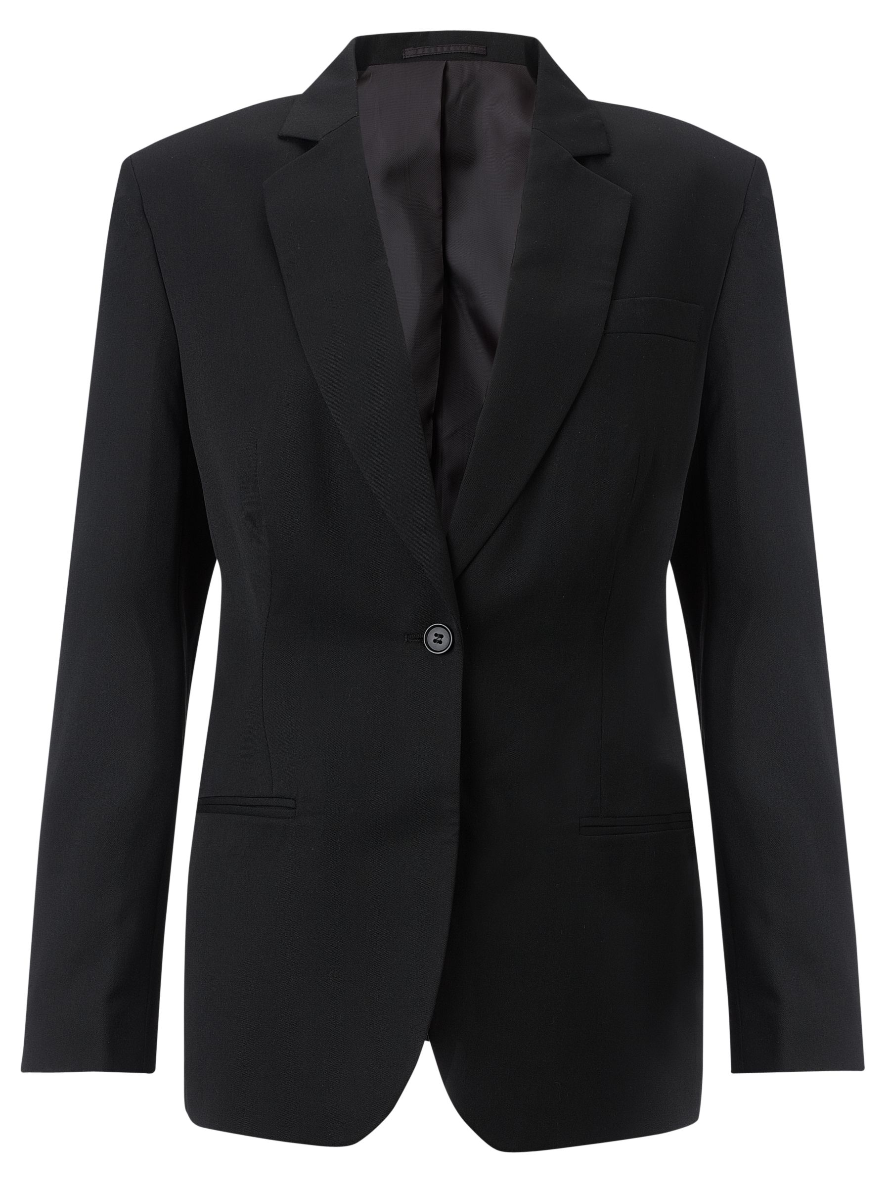 John Lewis 6th Form Girls' Suit Jacket, Black at John Lewis & Partners